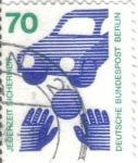 Stamps Germany -  pi ALEMANIA jederzeit sicherhett 70