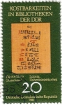 Stamps Germany -  pi ALEMANIA kostbarkeiten in bibliotheken der ddr 20