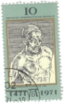 Stamps Germany -  pi ALEMANIA obras durero 10