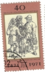 Stamps Germany -  pi ALEMANIA obras durero 40