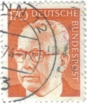 Stamps Germany -  ALEMANIA 1970 (Y516c) Presidente G.Heinemann. Alemania Federal (DBP) 170