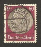 Stamps : Europe : Germany :  mariscal hindenburg