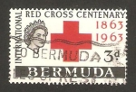 Sellos del Mundo : America : Bermuda : centº de la cruz roja internacional