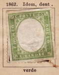 Stamps Italy -  Vittorio Emanuele II Ed 1862