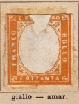 Stamps Italy -  Vittorio Emanuele II Ed 1862