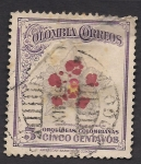 Stamps : America : Colombia :  Orquídeas Colombianas:Odontoglossum crispum.