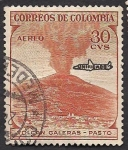 Stamps Colombia -  VOLCAN GALERAS.