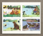 Stamps Sweden -  Verano en el lago