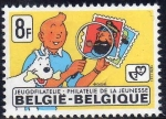 Stamps Belgium -  Belgica 1979 Scott 1036 Sello Nuevo ** Comics Tintin Filatelico Belgique 