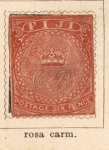 Sellos de Oceania - Fiji -  Posesiom Inglesa Ed 1871