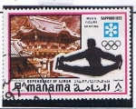 Stamps : Asia : United_Arab_Emirates :  Juegos olimpicos ( Figura )
