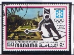 Stamps : Asia : United_Arab_Emirates :  Juegos Olimpicos ( Slalom )