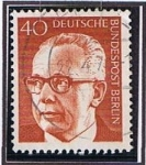 Stamps Germany -  Presidente Heinemann