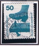 Stamps Germany -  Acidentes de Trabajo ( uso de botas )