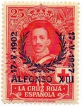 Stamps Spain -   XXV ANIVERSARIO DE LA JURA DE LA CONSTITUCION POR ALFONSO XII