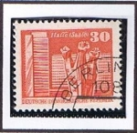 Stamps Germany -  Halle Saale