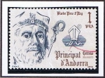 Stamps Andorra -  Obispo Pere y Her