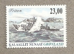 Stamps Europe - Greenland -  Patrullera Tritón