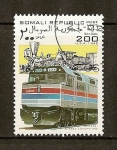 Stamps Africa - Somalia -  Trenes / Amirak Diesel Locomotive