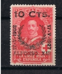 Stamps : Europe : Spain :  Edifil  355  XXV Aniver. de la Jura de la Constitución por Alfonso XIII  " Alfonso XIII "