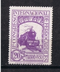 Stamps Spain -  Edifil  474  XI  Congreso internacional de Ferrocarriles   