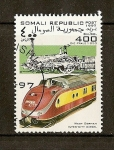 Stamps Somalia -  Trenes / West German Inter-City Diesel