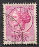 Stamps Italy -  Moneda SIRACUSA.