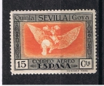 Sellos de Europa - Espa�a -  Edifil  520  Quinta de Goya en la Exposición de Sevilla  