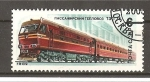 Stamps : Europe : Russia :  Trenes.