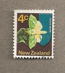 Stamps New Zealand -  Polilla Puriri