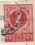 Stamps Croatia -  pi CROACIA porto marka 2k