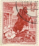 Stamps : Europe : Germany :  ALEMANIA 1949 (Y621) III Reich. Paisajes y flora de Austria. Monumento del principe Eugenio y Rosa A