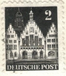 Stamps Germany -  pi ALEMANIA monumentos 1948 2 2