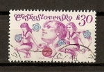 Sellos de Europa - Checoslovaquia -  Espartaquiada 75