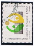 Stamps Argentina -  Campeonato Mundial masculino de Voleisbol