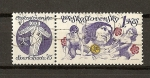 Stamps Czechoslovakia -  Espartaquiada 75 / con viñeta