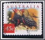 Sellos de Oceania - Australia -  Paited Firetail