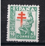 Sellos de Europa - Espaa -  Edifil  1009  Pro Tuberculosis.  