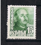 Stamps Spain -  Edifil  1021  General Franco  