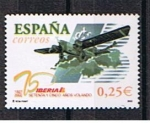 Stamps Spain -  Edifil  3907  75º Aniver. del primer vuelo de Iberia  