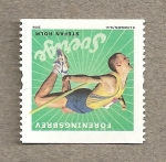 Stamps Sweden -  Salto de pértiga