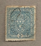 Stamps Austria -  Escudo con orla