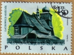 Stamps Poland -  Casa Tipicas LACHOWICE-KOSCIOL