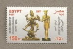 Stamps Egypt -  Jubileo de oro relaciones Egipto-Nepal