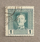 Stamps Austria -  Emperador Carlos I, correo de campaña