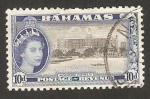 Sellos del Mundo : America : Bahamas : elizabeth II, hoteles modernos