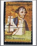 Stamps Australia -  Cook Bicentenary 