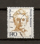 Stamps Germany -  (RFA) Serie Basica / Cecile Vogt