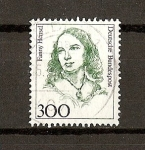 Sellos de Europa - Alemania -  (RFA) Serie Basica / Fanny Hensel-Mendensohn