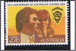 Stamps Australia -  50 aniv.of Australia Jaycees